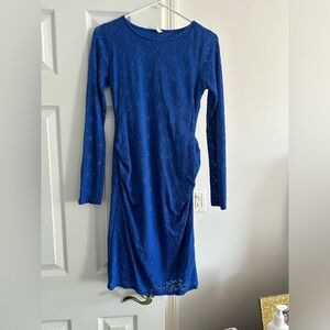 Pink blush maternity dress